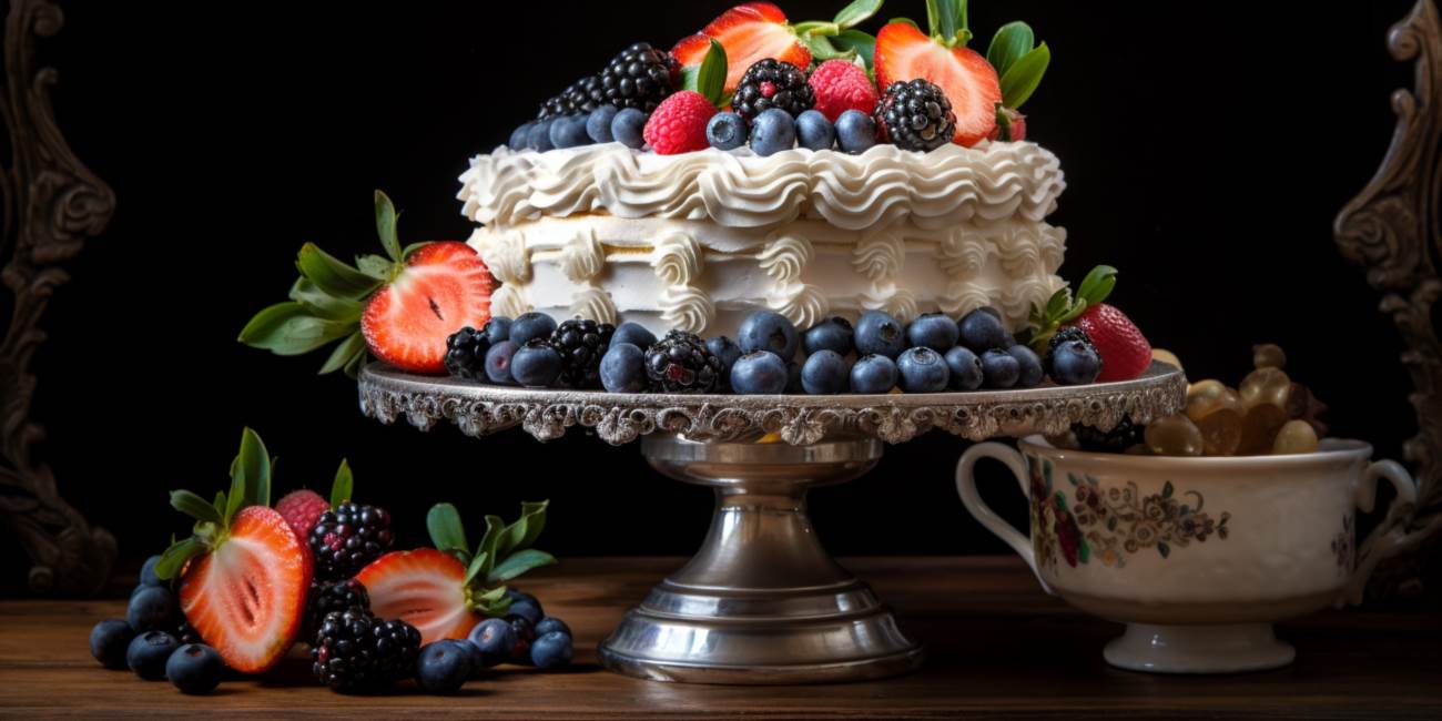 Cum să prepari și să decorezi un tort ornate cu fructe delicios